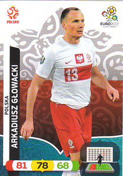 Arkadiusz Glowacki Poland Panini UEFA EURO 2012 #152